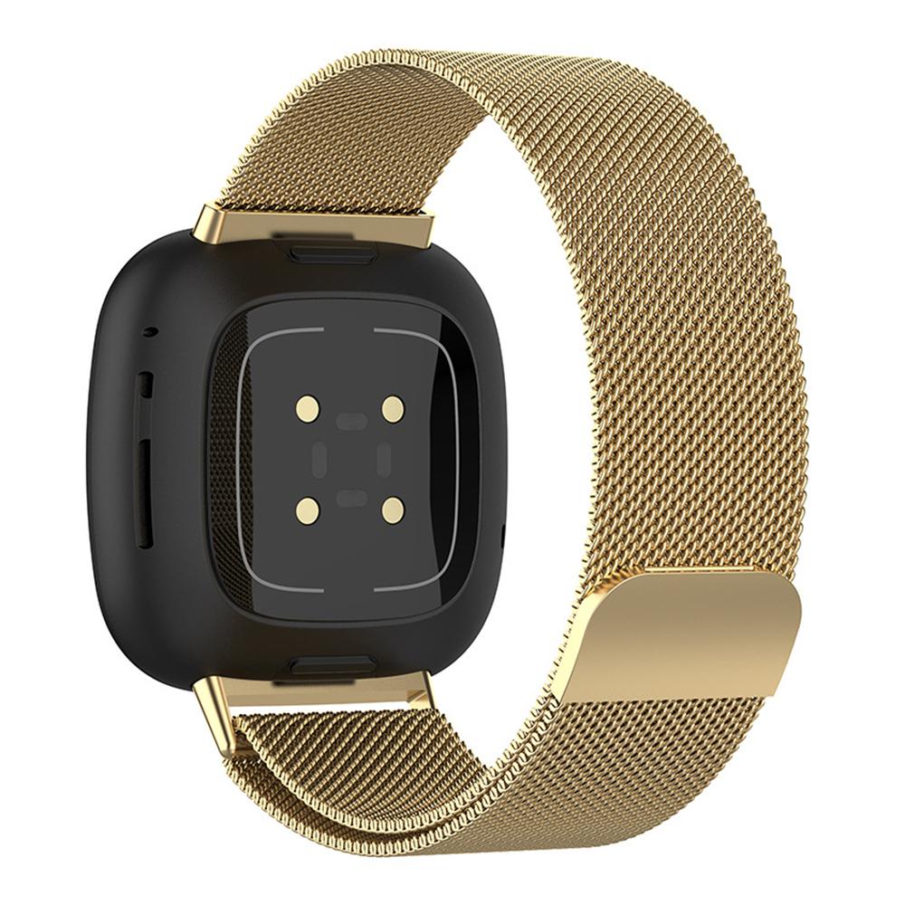 Milanese Metal Wrist Strap Replacement Smart Watch Band for Fitbit Versa 3