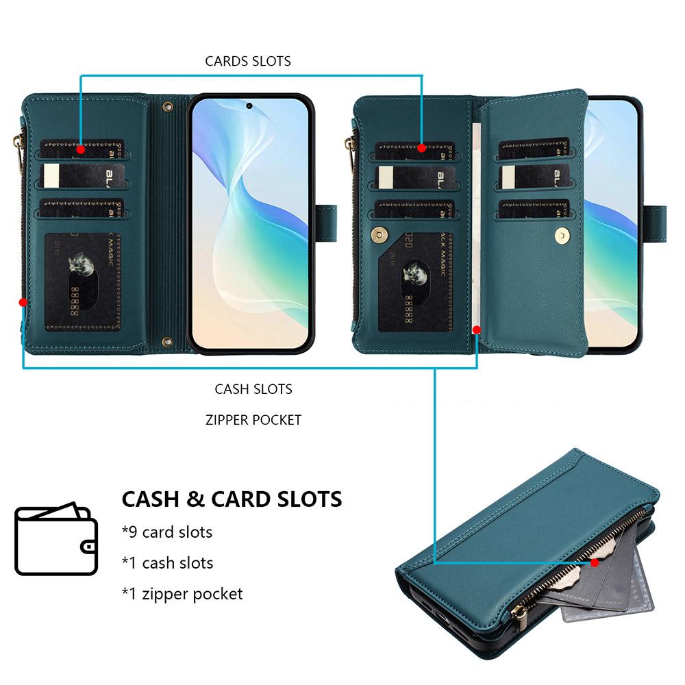 Кошелек для карт Чехол для телефона Для Samsung Galaxy A31 A40 A41 A42 A50 A51 A70 A71 F14 F42 A04 Кожаный чехол Ремешок на запястье Сумка через плечо