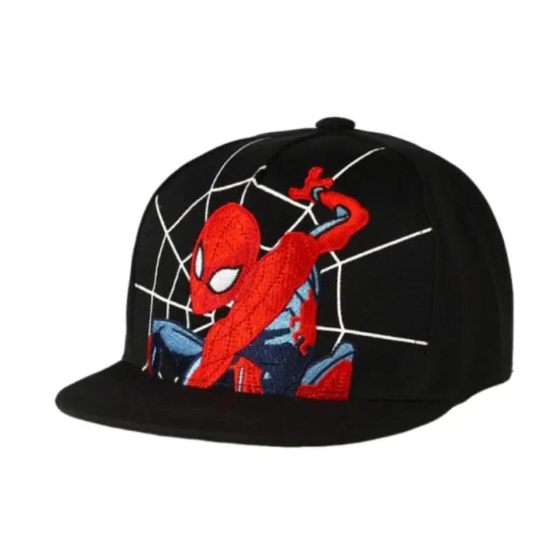 #Anime Cartoon Spiderman Hats for Kids Toddler Baby Baseball Cap Spring Summer Children's Snapback Hip Hop Adjustable Caps