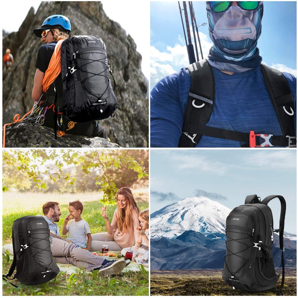 Альпинизм Большой Открытый Cherry Blossom Аварийная Вода Эвакуация [HOMIEE] Рюкзак, 45 л, Вместимость, Легкий, Рюкзак, Рюкзак, Сумка,