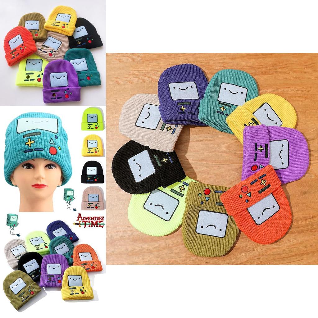 Время приключений с Финном и Джейком Мягкая вязаная шапка-бини для косплея и тепла