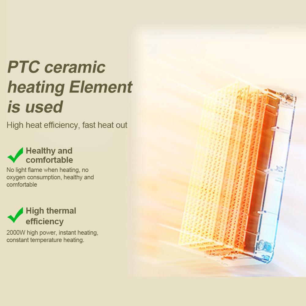 Портативный обогреватель с дистанционным управлением 3D Flame, 2 режима нагрева и охлаждения, 9-часовой таймер с возможностью вращения