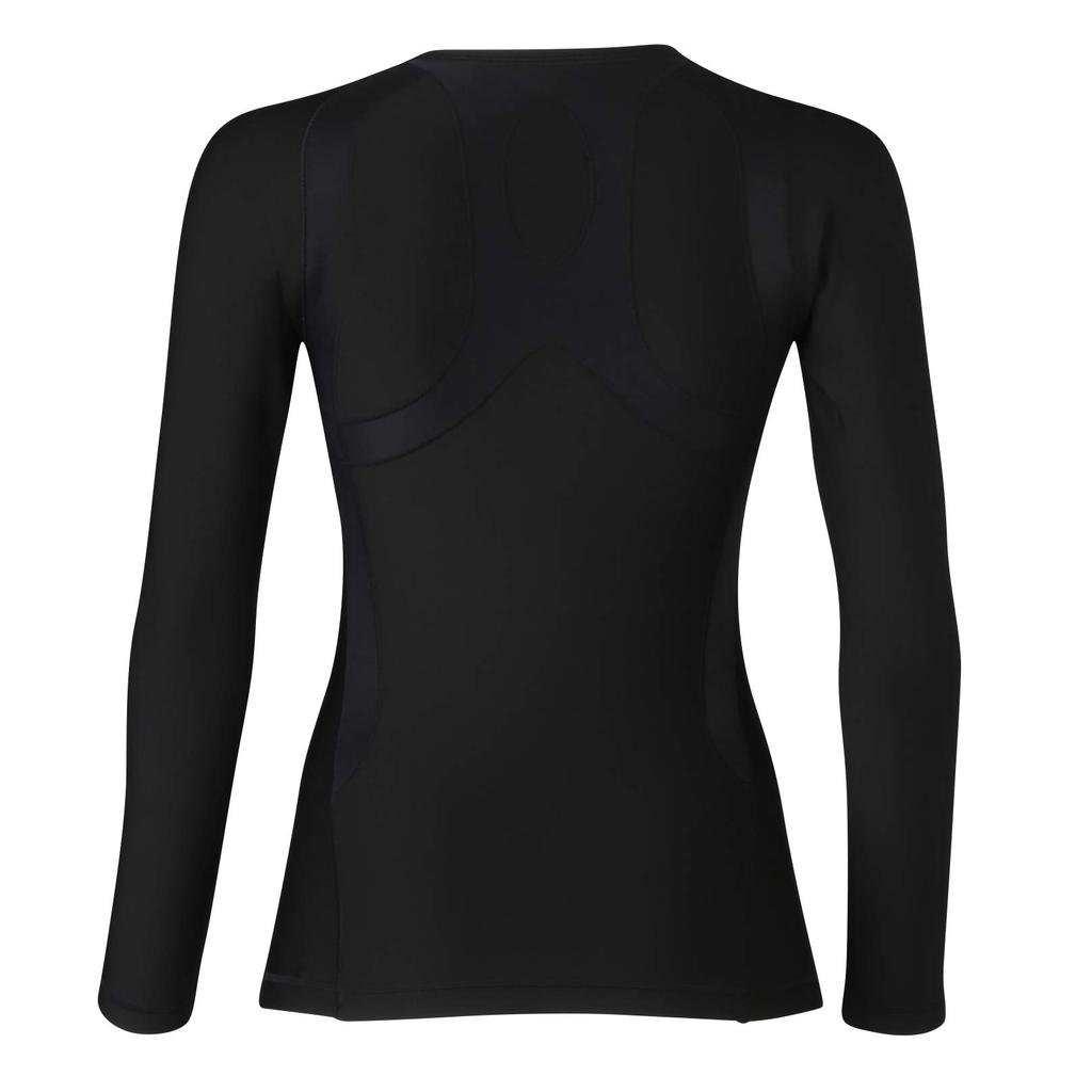Функциональный топ Компрессионная одежда Горячий Длинные рукава Облегчает движение плечами Снижает усталость во время упражнений Игры с мячом для гольфа Марафон Тепло JAY299 BL M