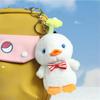 Size12CM Cute Flower Chicken Plush Toy Pendant Doll  Duck Bag Hanging Jewelry Key Claw Machine Doll Christmas