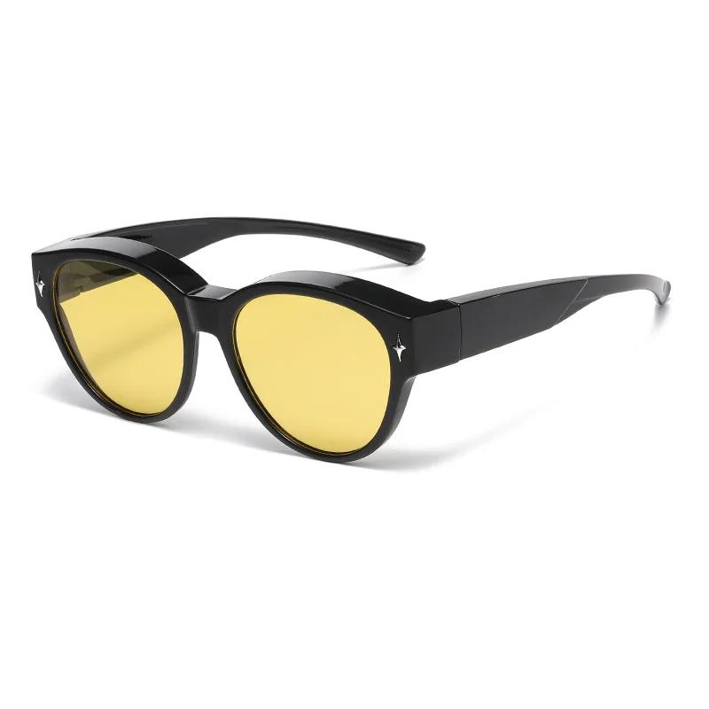 Ретро Классические Кошачьи Глаза Могут Быть Встроены с Поляризованными Солнцезащитными Очками для Вождения, Защита от Солнца, Ультралегкие Нейтральные Солнцезащитные Очки