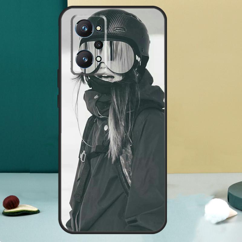 Крутые спортивные чехлы для сноубординга для Realme 13 12 10 11 14 Pro Plus GT 6 5 6T GT7 Pro C55 C53 C51 C21Y C25S C75 C67 C61