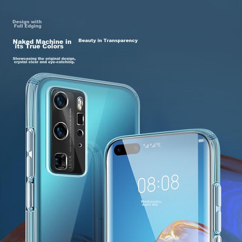 Snowkids Transparent Phone Case for Huawei Nova5/5Pro, TPU Shockproof Soft, Ultra-Thin Trendy Simple Design for Men And Wome