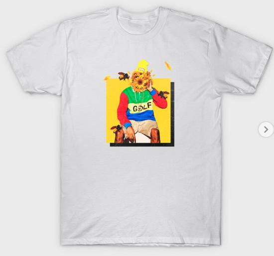 Футболка унисекс с изображением группы Odd Future и фан-артом от Tyler The Creator IGOR, размеры S-3XL, белая.