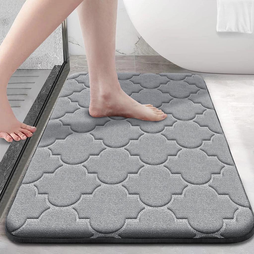 Absorbent Floor Mat Bathroom Mat Anti-slip Bath Mat Bathroom Floor Mat Door Mat Home Decoration
