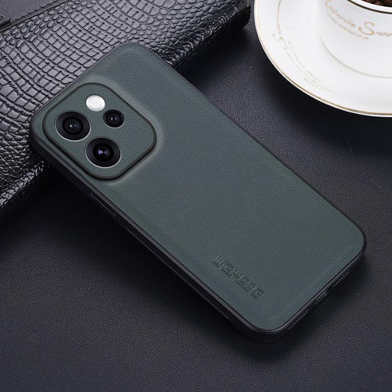 Чехол для OPPO Reno 15 Pro Ultra из ПУ кожи с покрытием из углеволокна для Reno 15 15Pro Противоударный силиконовый мягкий бампер для телефона