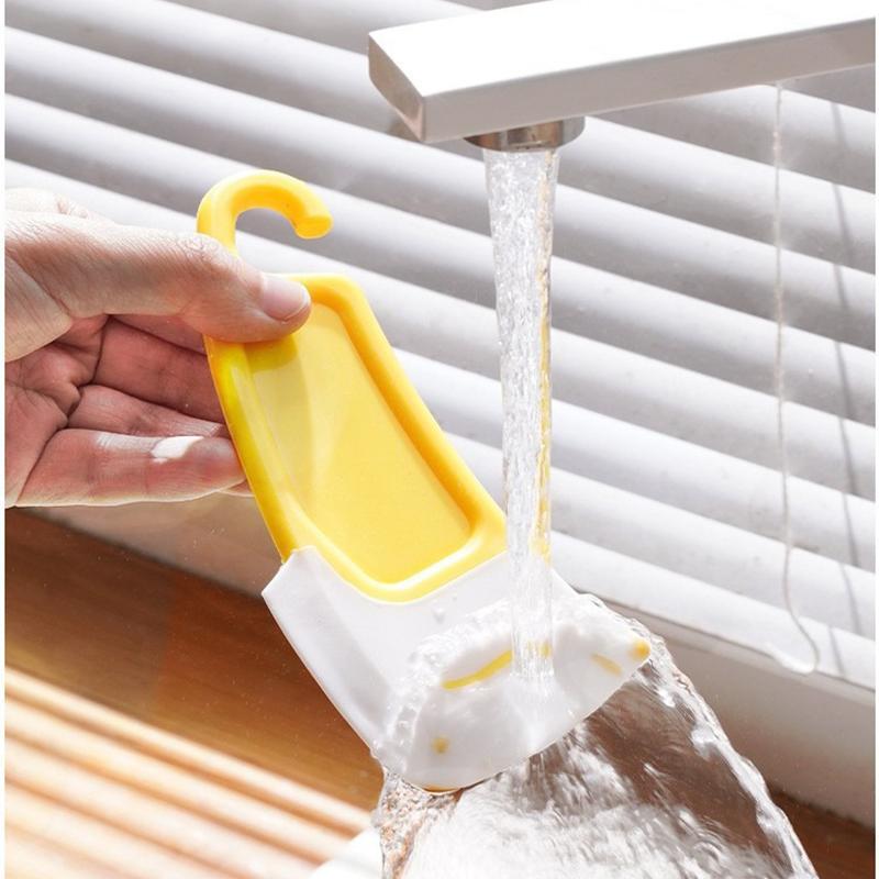 Простой инструмент для чистки, гибкая, прочная, антипригарная сковорода, кухонный скребок, силиконовый скребок, приспособления для выпечки, чистящее средство для кастрюль, экологически чистый, 2 шт.