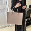 FASHION Felt Handbags For Women Candy Color Tote Bags Large Capacity Handbag Fashion Shoulder Bags Top-Handle Bags Daily Purse Wholesale