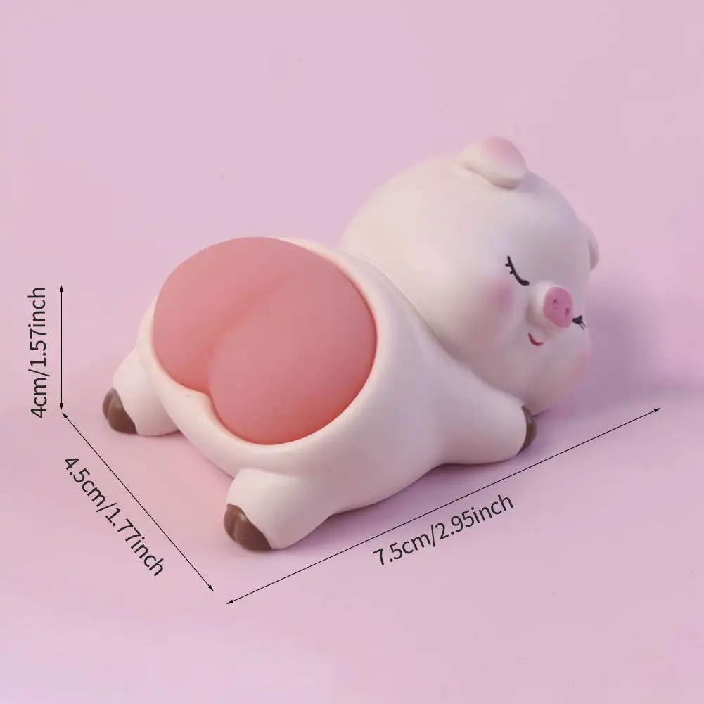 Симпатичные украшения для автомобиля, 3D-игрушки для приборной панели, куклы, игрушки, панда, кошка, кролик, свинья, украшения, подарки, аксессуары для салона автомобиля