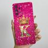 Чехол для телефона Samsung Galaxy A72 A52 A52S 4G 5G Жидкий силикон Мягкий Ударопрочный Защита камеры Роскошные чехлы с буквой-короной