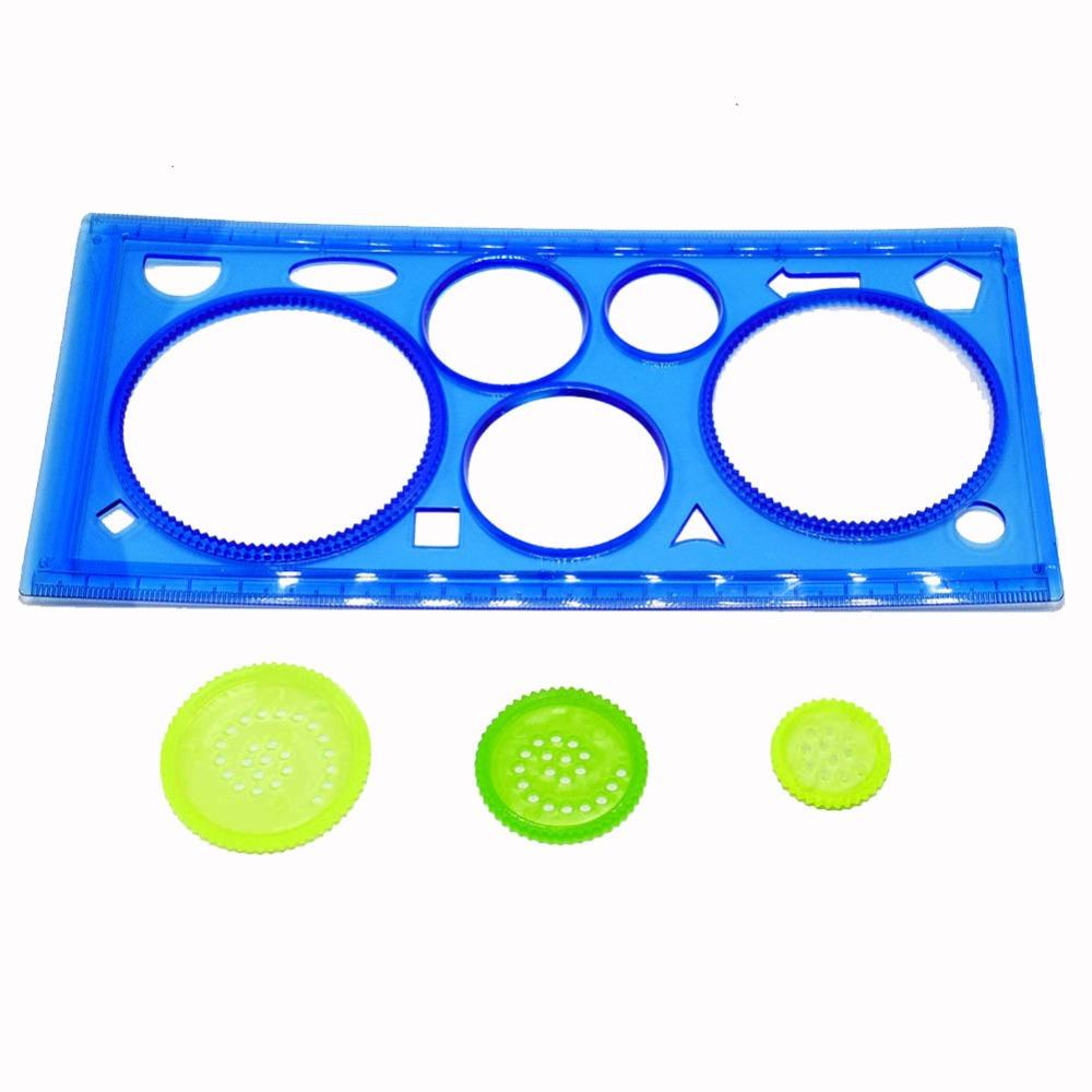 Многофункциональная головоломка для рисования, спирограф, геометрическая линейка, инструменты для рисования для студентов, игрушки для рисования, детский инструмент для обучения искусству