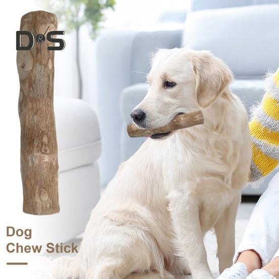 Wood Dog Chew Stick Natural Wooden Bones Dog Teeth Cleaning Toy Dental Health Care Stick Organic Pet Chews for Dogs