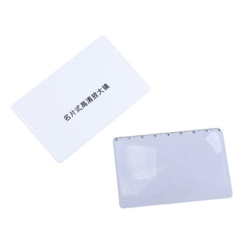 5Pcs 3x Magnifier for Reading Credit Card Size Pocket Magnifier Magnifying Cards for Wallet Portable Magnifier for Read