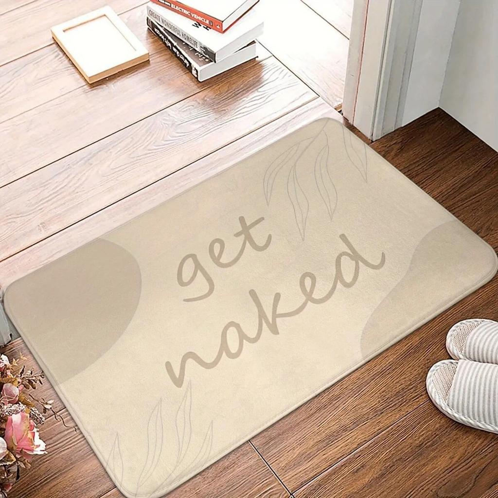 1PC Hamster Pattern Kitchen Rug Non-Slip Door Mats Pop design Bathroom Rug Bath Mat Carpet for Home Sink Laundry Decor