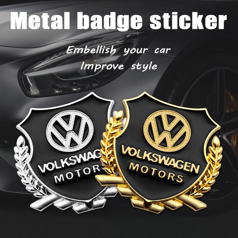 Badge Sticker Car 3D Metal Emblem Decal Exterior Styling Accessories For VW Volkswagen Scirocco Polo Golf GTD B7 Tiguan 2012 MK3 zf4