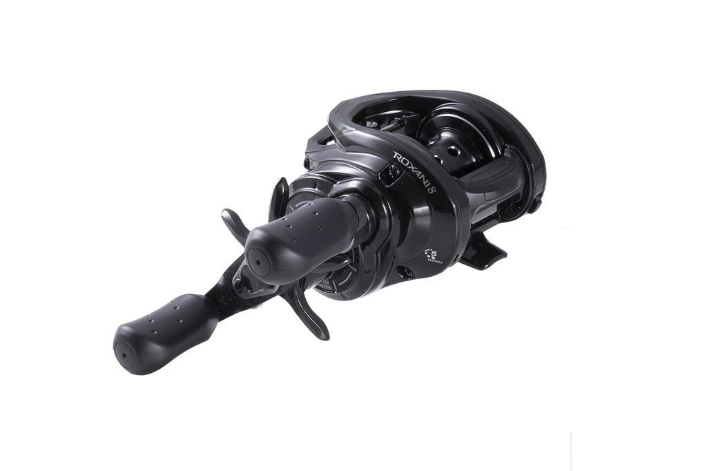 AbuGarcia Bass Fishing Baitcasting Reel with Carbon Handle for Saltwater Fishing ROXANI8-L Left-Handed