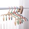 5pcs Foldableable Portable Clothes Hanger Travel Portable Clothes Hanging Rack Multi-functional Storage Home Business Trip