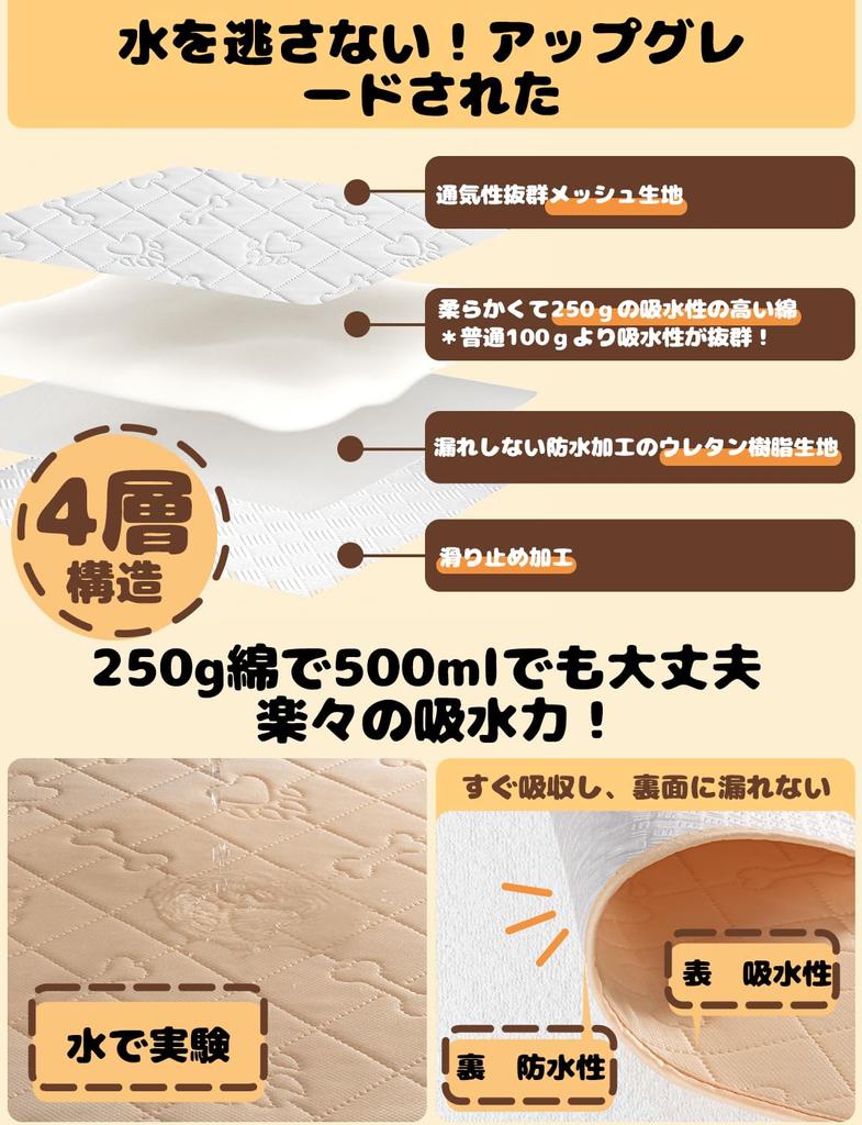 Подложка для туалета KYG Washable Pet Pee Toilet для кошек и собак, 2 листа, коврик, коврик, моющийся, нескользящее дно, многоразовый, (Белый, 100x70см,