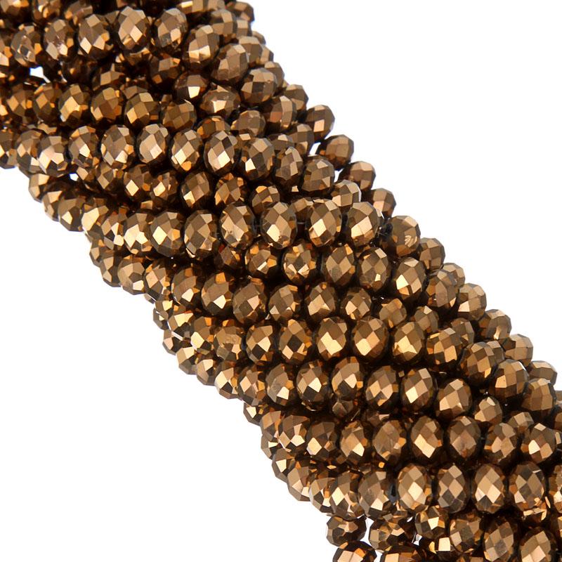 Crystal Glass Necklace Bracelet DIY Crafts Wholesale Hot Sale 6mm 100PCS For Jewelry Making Spacer Loose Beads Beads