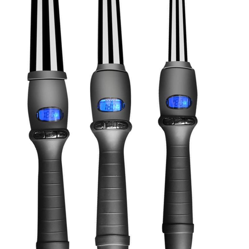 Распродажа пакетов ЖК-бигуди с одним конусом, роговая головка, груша, электрическая волна, стержень для завивки, не наносит вреда катушке для выработки электроэнергии