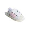 Adidas Originals SUPERSTAR Abrasion Resistant Low Top Kids' Skateboarding Shoes Pink Children Aged 3 7 Years Old Sneakers IE8250