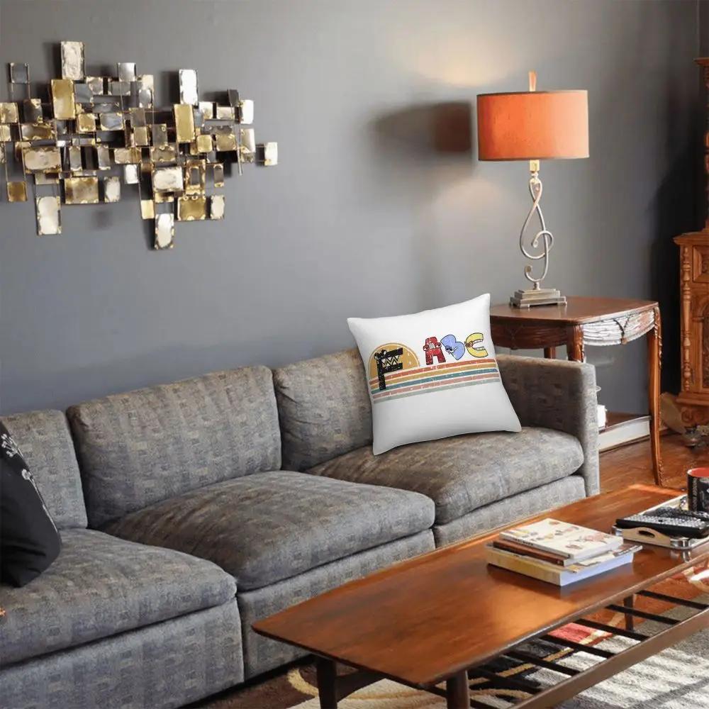 Letter Pillowcases Room Christmas Boys Retro Sunset Gamer Cushion Cover Cool Pillow Cover