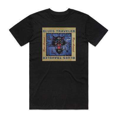 Blues Traveler Run Around Album Cover T-Shirt Black L524