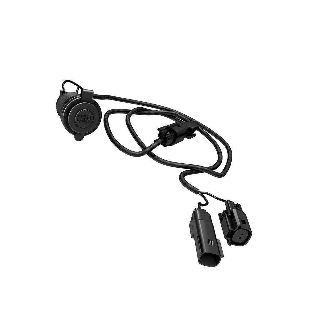 1PC USB Power Outlet Kit W/ Wiring Harness #860201261 For Ski-Doo Dual USB Ports