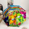 Tele-tubbies Celebration Umbrella 8-Frame for Travel, camping, Casual Lightweight Portable Umbrella, Essential for every family Holidays Gift