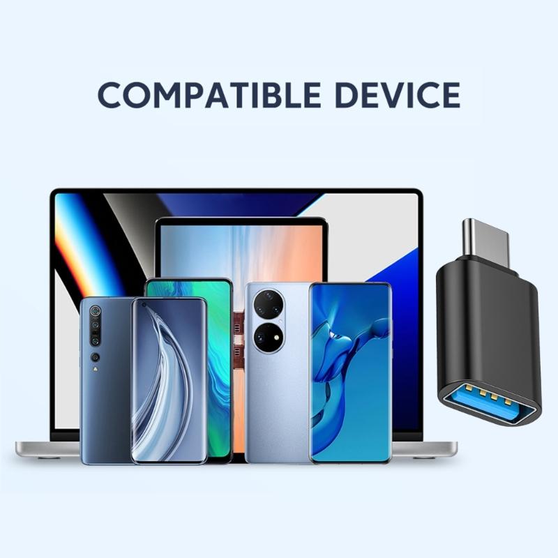 Переходники Type C (папа) на USB3.0 (мама) Бесшовное решение для передачи файлов Портативный OTG для различных электронных устройств