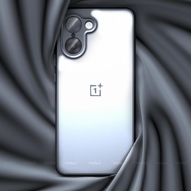 For Oneplus Nord CE 5 Case Cover Oneplus Nord CE 5 Capas Black Frame Lens Protective Clear Transparent Fundas Oneplus Nord CE 5