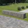 Day and Night - Day and Night Gabion Wall with Galvanized Steel Covers 300x50x50 Cm