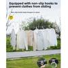 Adjustable Length Camping Clothes Line Quick Install Portable Laundry Rope  Car Use