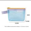Transparent Zipper Pouches Red Envelope Travel Portable Bag Durable Mesh Storage Bags  Travel Use