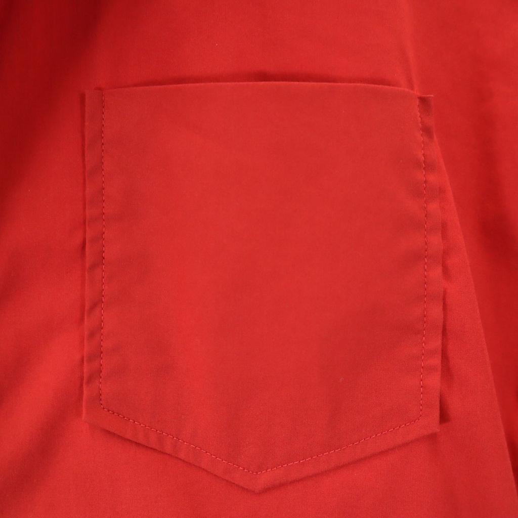 Gucci Сделано в Италии Короткий рукав Эластичная рубашка 42 Красный Мужская Б/у