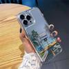 Романтический пляж подходит для чехла на мобильный телефон iphone16promax прозрачный apple 15 противоударный 14pro Европа и Америка 13/12