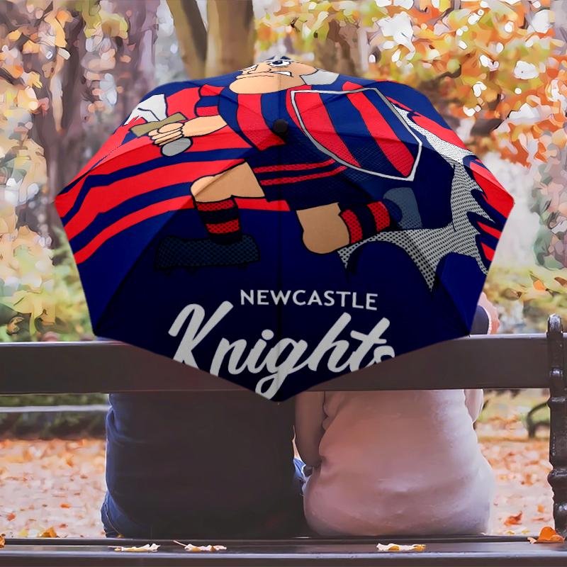 Knights Fashionable Automatic Opening/Closing Folding Umbrella. Portable and Foldable, Ideal for Gift, Travel, and Daily Use