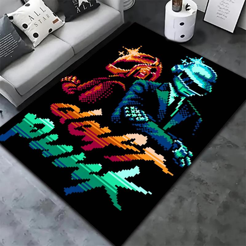Daft Punk Carpet Rug for Living Room Bedroom Home Sofa Decoration,Kids play Nonslip Floor Mat