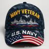 PODD digital print baseball cap, U.S. Navy anniversary hat, printed baseball cap, sun hat