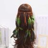 Braided Cord Bohemian Tassel Headband Tribal Feather Hair Extensions  Western Cowgirl Outfit