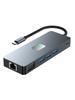 11 in 1 TYPE-C to RJ45 Gigabit USB3.2 HDMI DP+SD/TF 3.5mm Audio VGA PD100W PC