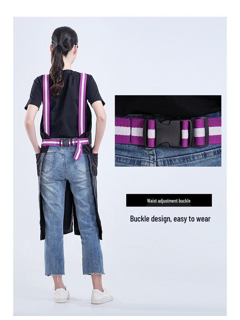 Нейлоновый рабочий фартук без рукавов в корейском стиле для кофейни и парикмахеров