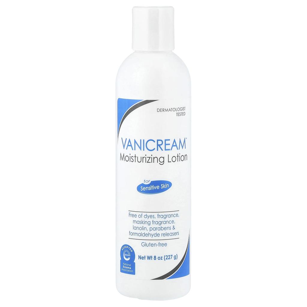 Vanicream Moisturizing Lotion, Sensitive Skin, Fragrance-Free, 8 Oz (227 G)
