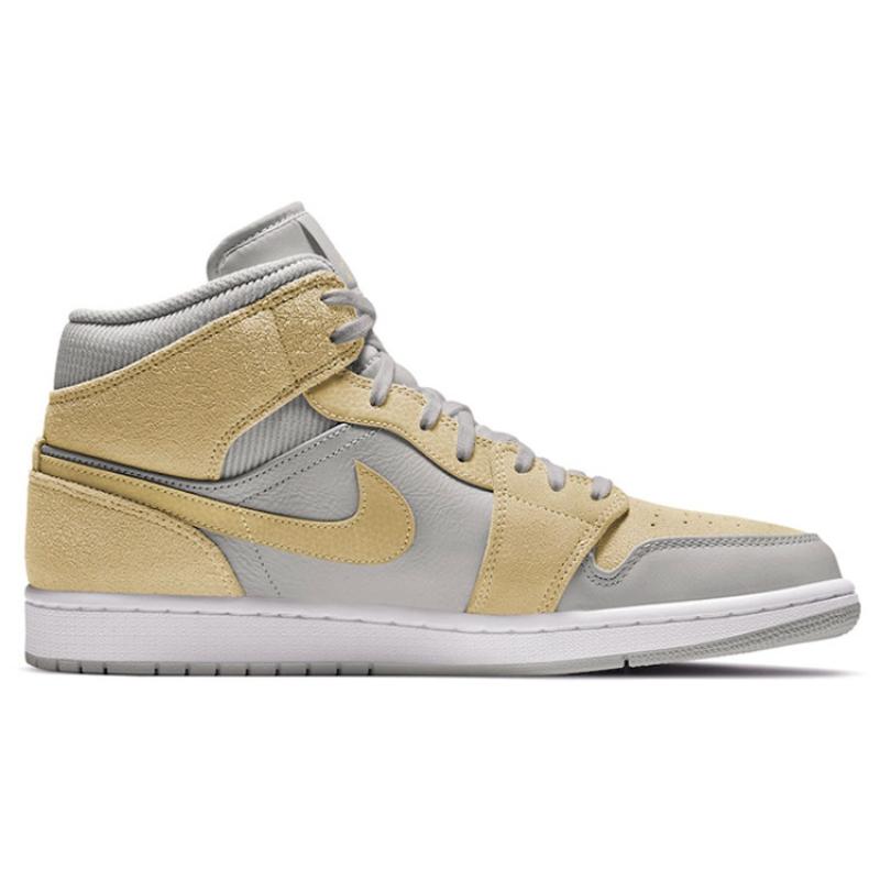 Jordan 1 Mid Смешанные Текстуры Желтый Jordan DA4666-001