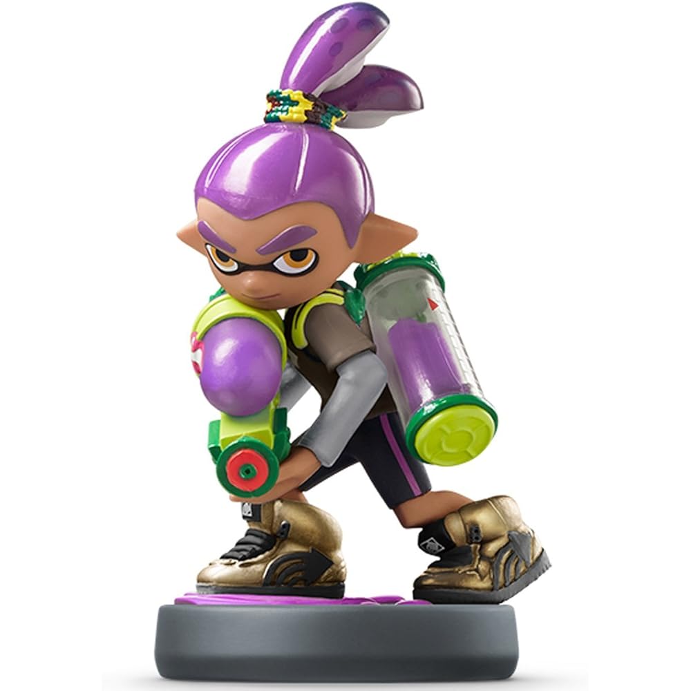 Amiibo Мальчик Фиолетовый Серия Splatoon Коллекционная фигурка