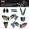 Декоративные наклейки для мотоцикла Kawasaki KX250F 2009-2012